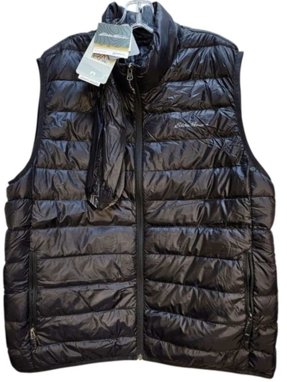 Eddie Bauer CirrusLite Down Vest Men’s XL Black 650 Fill StormRepel NWT